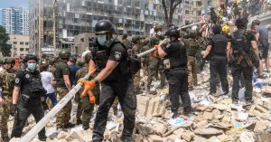 Ukrayna'da Bir Çocuk Hastanesi Yıkım Sahnesine Dönüştü