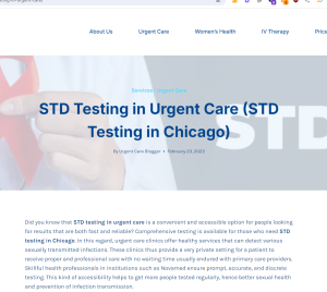 Understanding The Importance Of STD Screening In Urgent Care