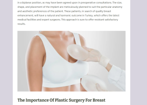 The Rising Popularity Of Breast Enhancement In Turkey